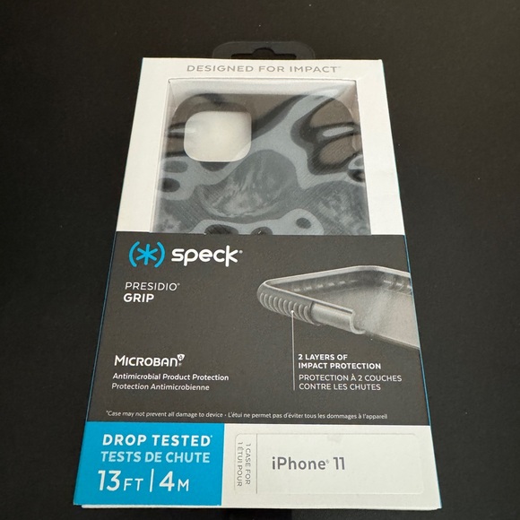 Speck Presidio Grip iPhone 11 Case - Black and Gray - Picture 2 of 11